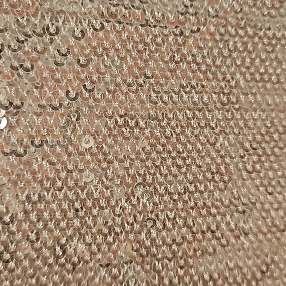 💕REFORMATION💕 Talicia Sequin Mock Neck Maxi Dress ~ Silver Sparkle 6 NWT - Picture 12 of 16